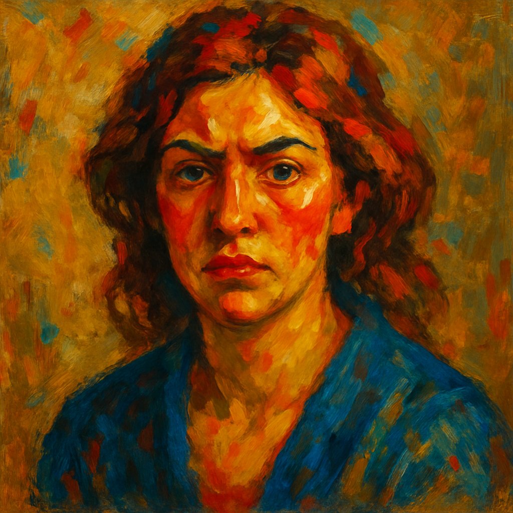Portrait with double emphasis weighting