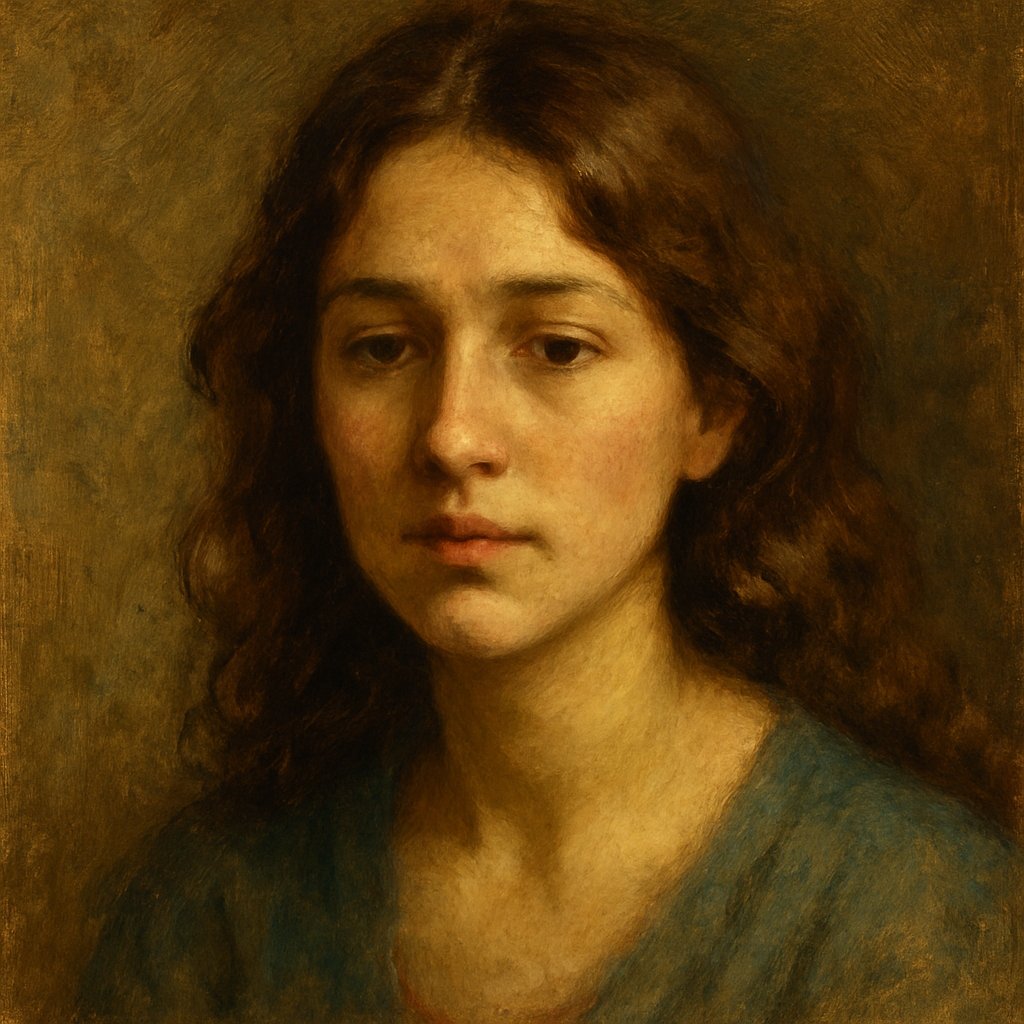 Portrait with de-emphasized weighting